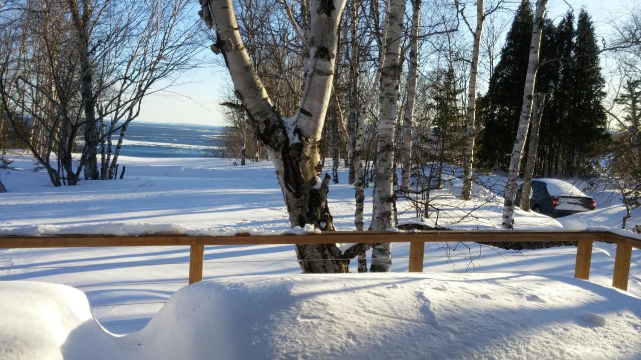 Villa La Nef Bleue Tadoussac Esterno foto