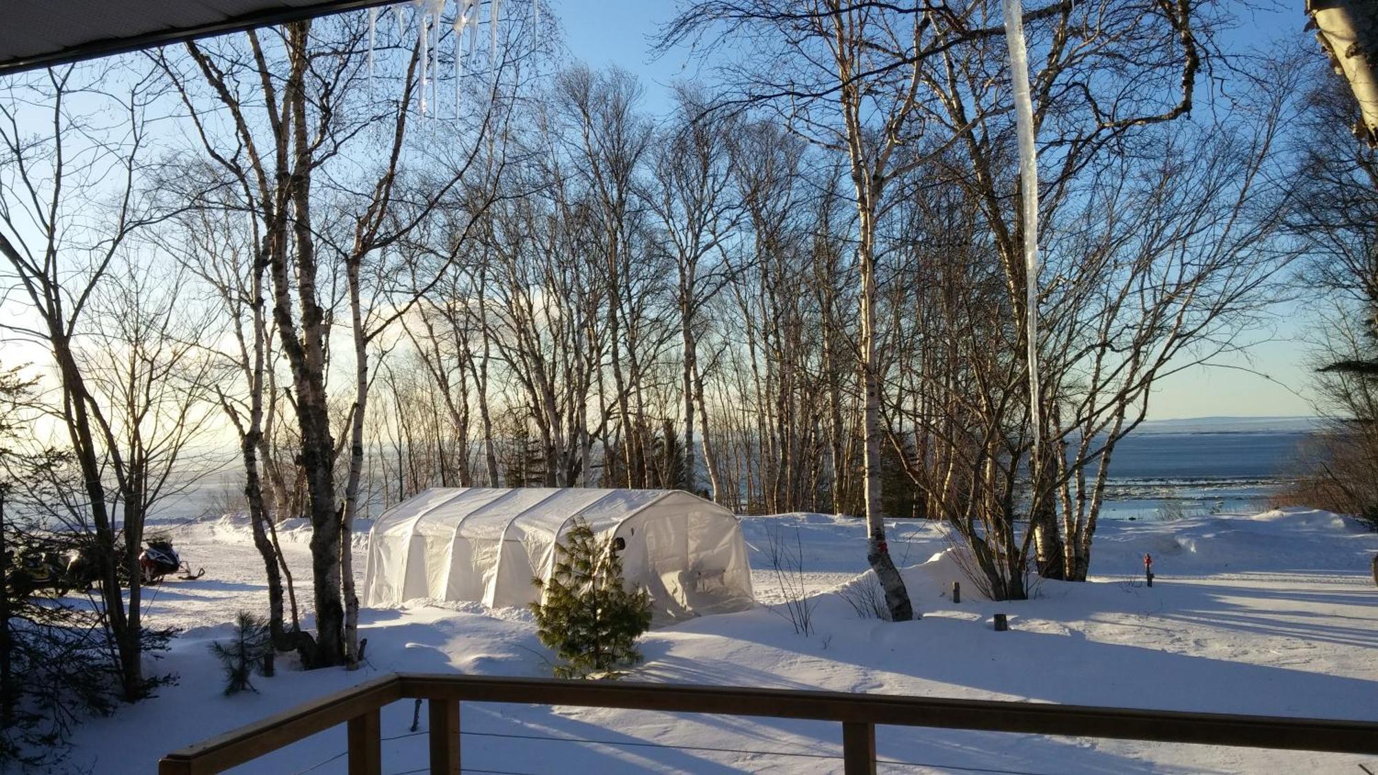 Villa La Nef Bleue Tadoussac Esterno foto