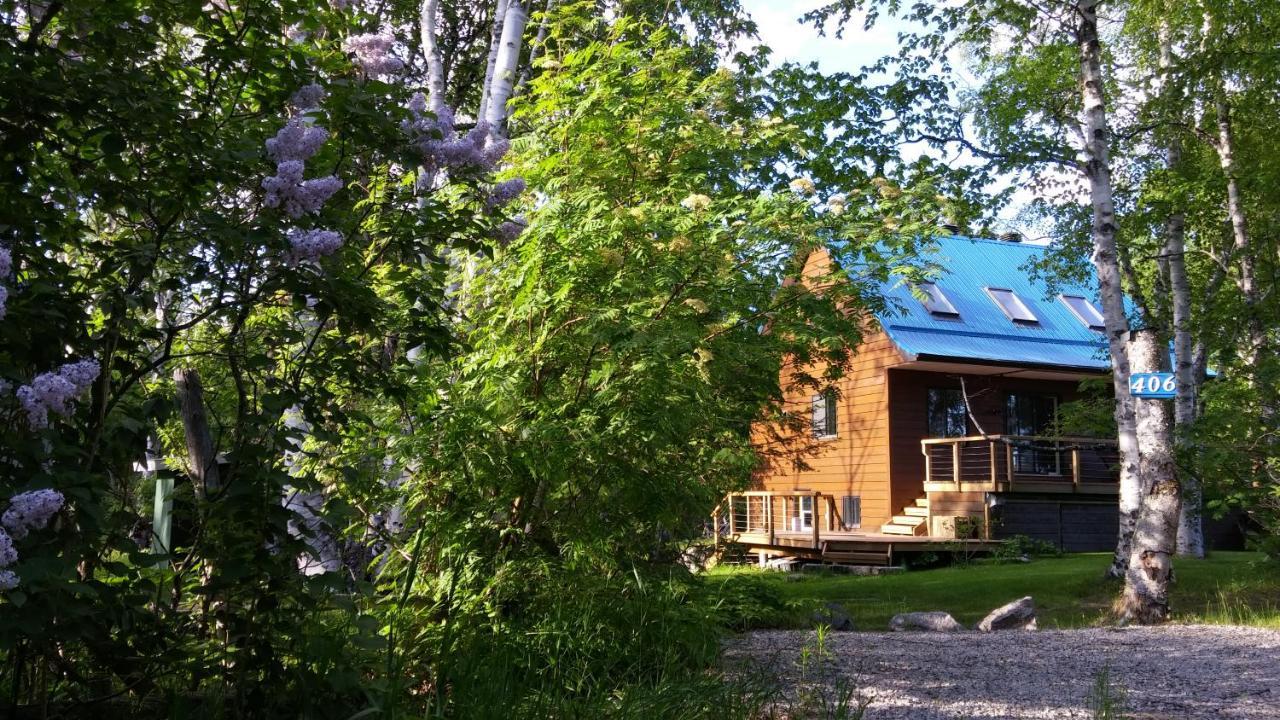 Villa La Nef Bleue Tadoussac Esterno foto
