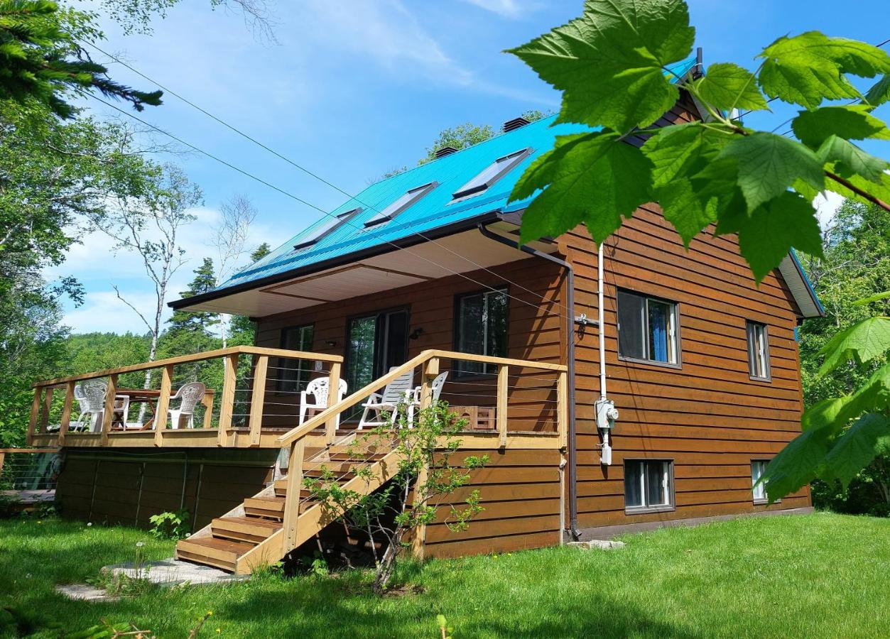 Villa La Nef Bleue Tadoussac Esterno foto