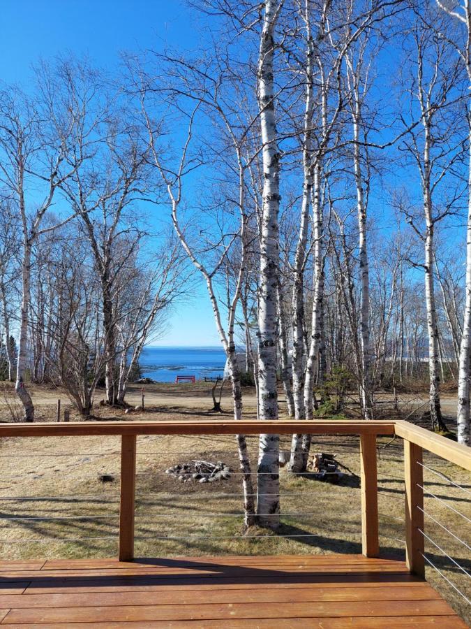 Villa La Nef Bleue Tadoussac Esterno foto