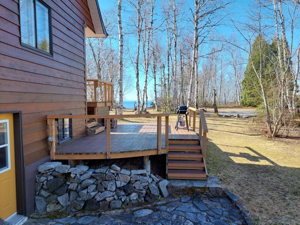 Villa La Nef Bleue Tadoussac Esterno foto