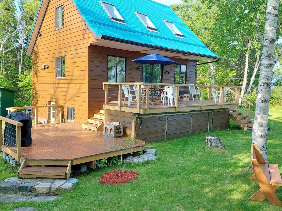 Villa La Nef Bleue Tadoussac Esterno foto
