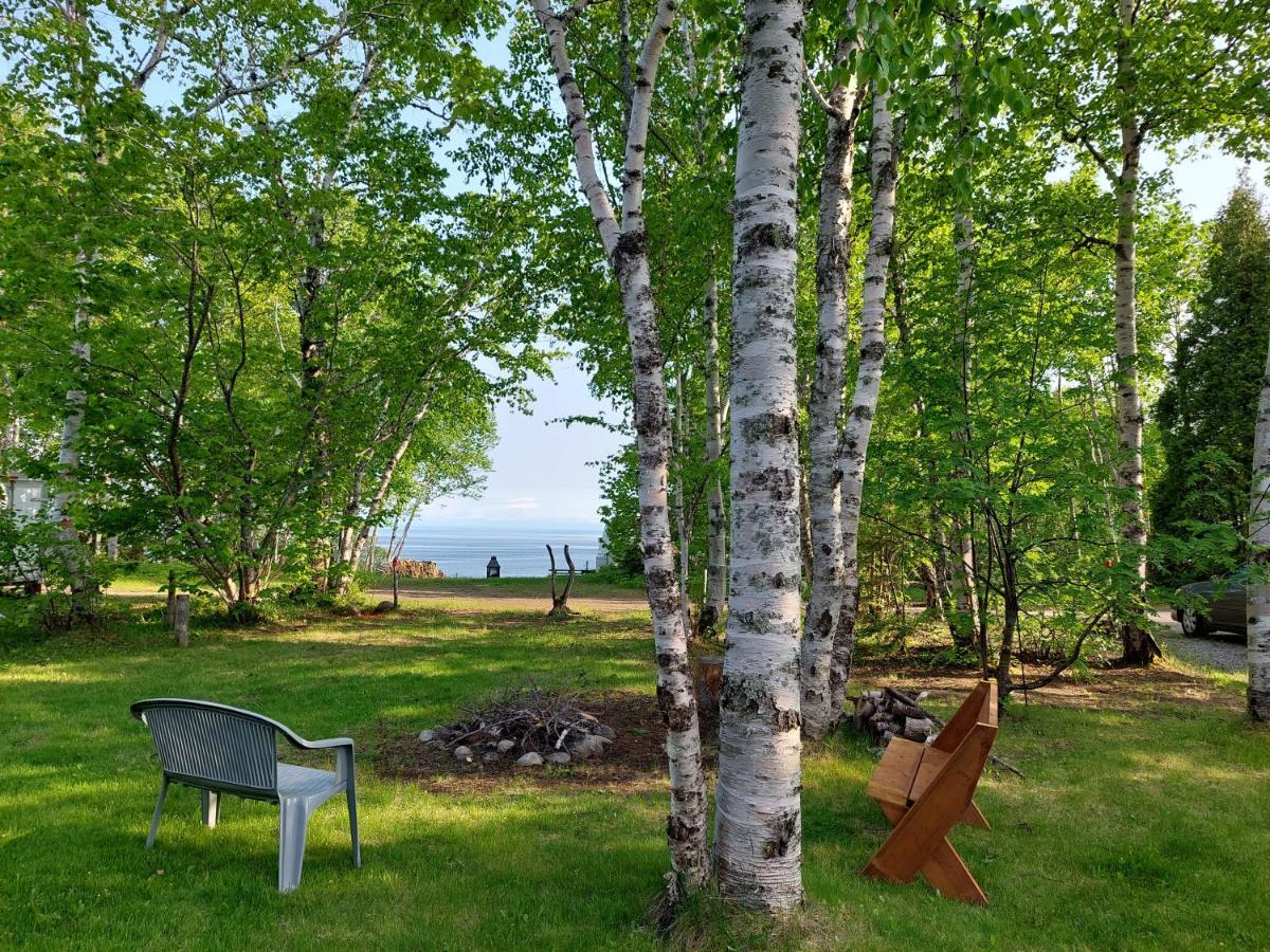Villa La Nef Bleue Tadoussac Esterno foto